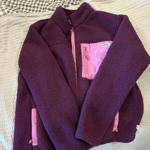 Magellan Outdoors Kids Purple and Pink Puffer Jacket